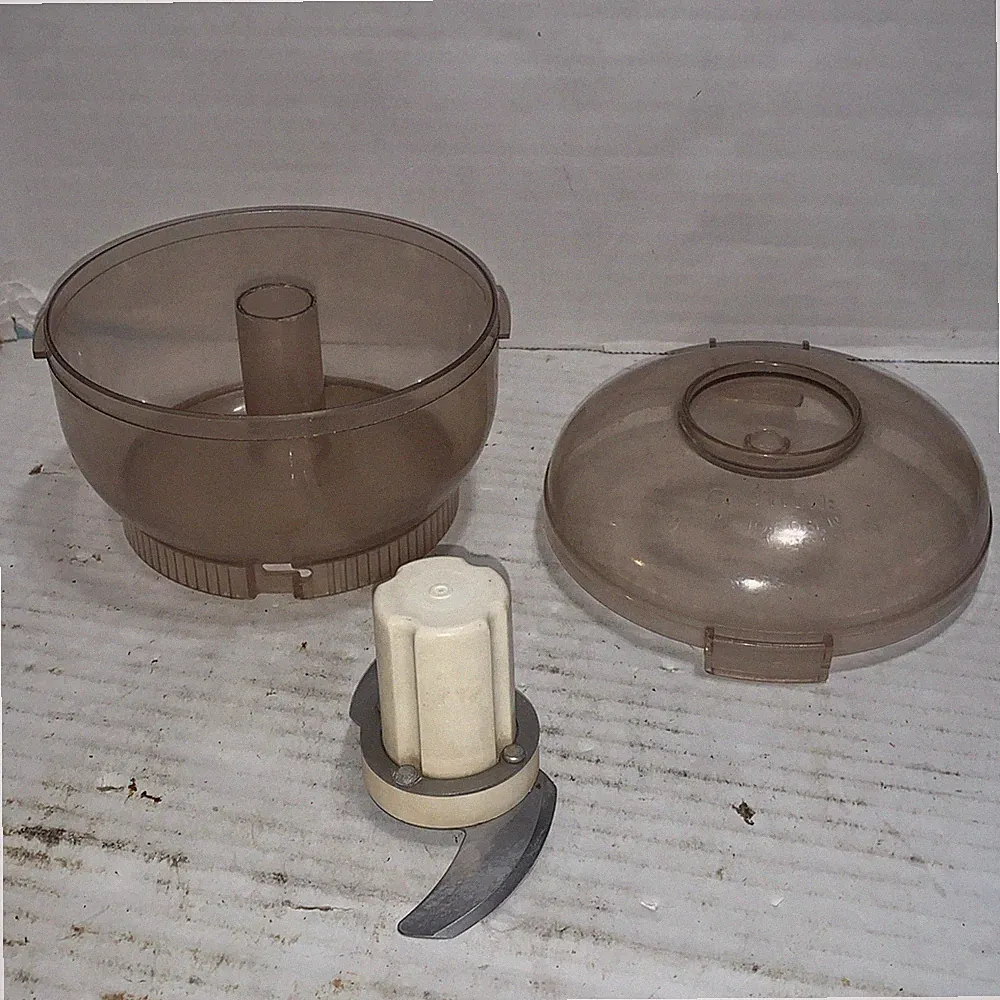 Oskar Sunbeam Mini Food Processor 14081 Parts Only Bowl Lid Blade 3 Pieces