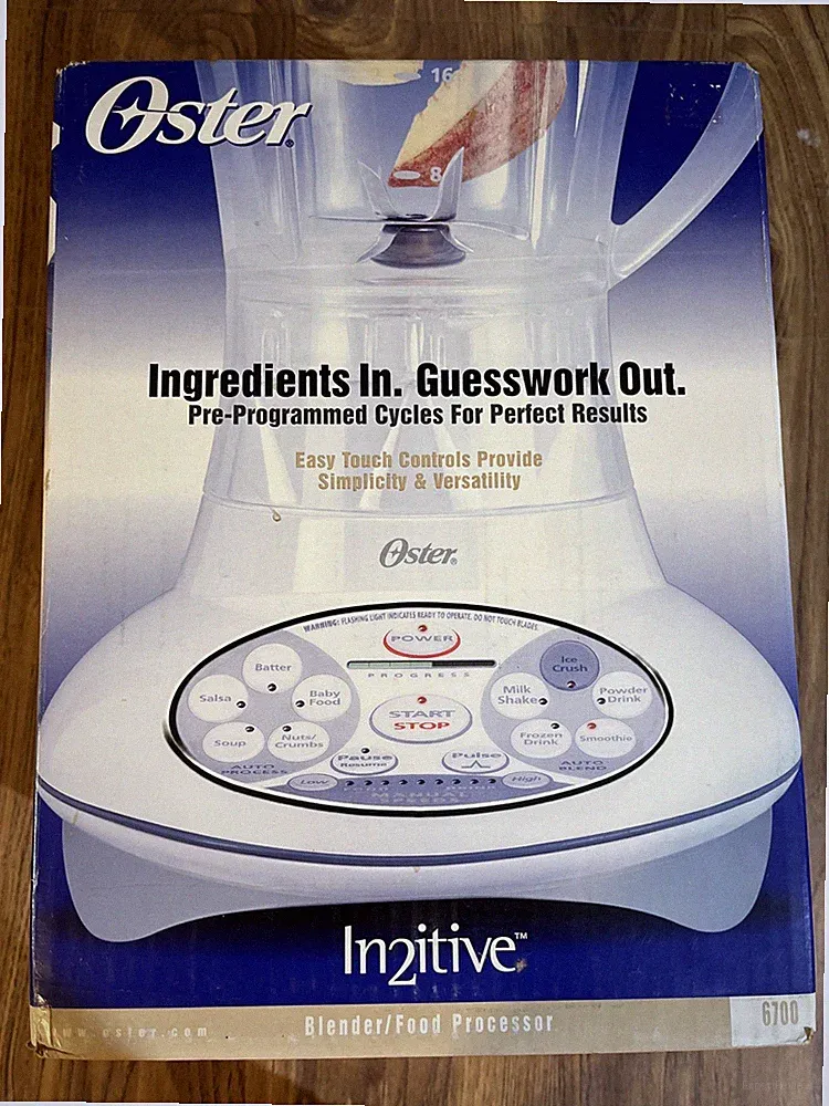 OSTER 1n2itive PRE-PROGRAMED BLENDER/FOOD PROCESSOR 6700 SERIES