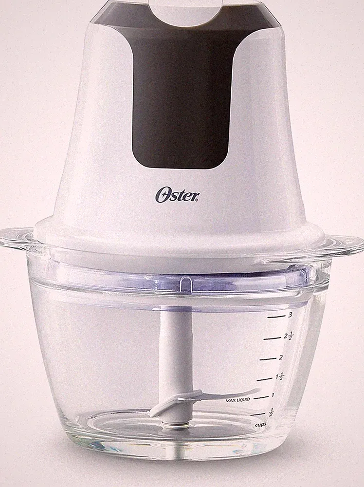3 cup food processor with glass bowl