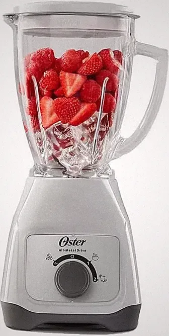 Oster BLSTKAG-WRD Blender with Glass Jar and Knob Control, 220 Volt 240 Volt