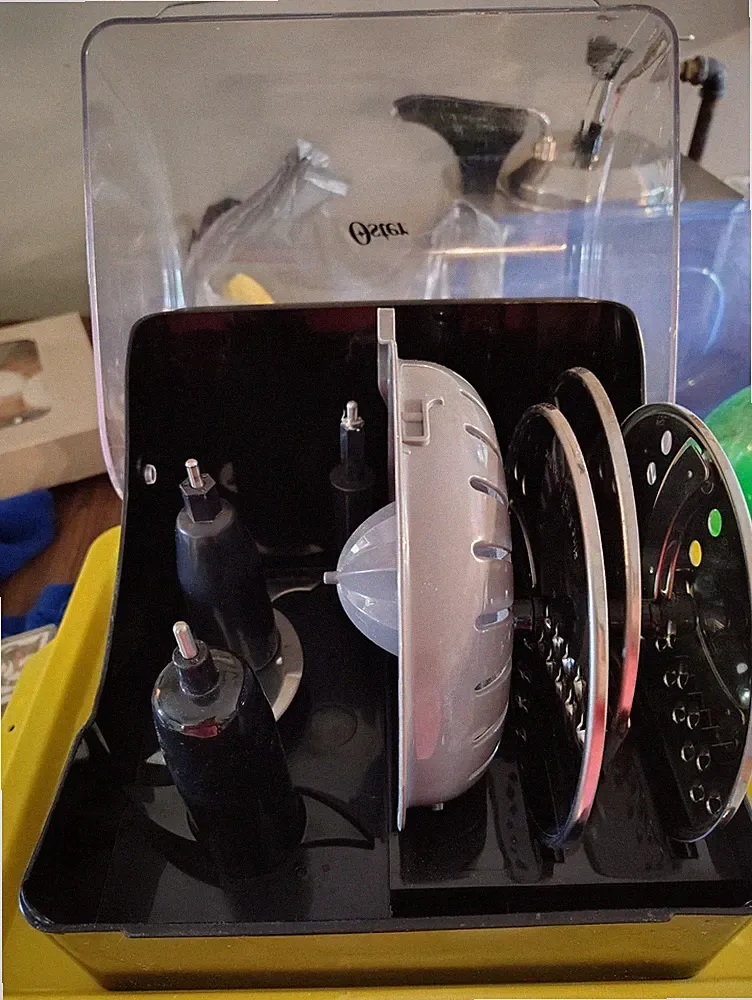 Oster Food Processor Attachments ONLY Set With Case!