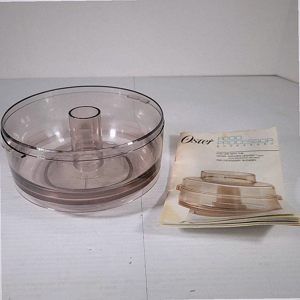 Oster Food Processor Bowl & Manual Kitchen Center Osterizer Brown 5900 NO LID