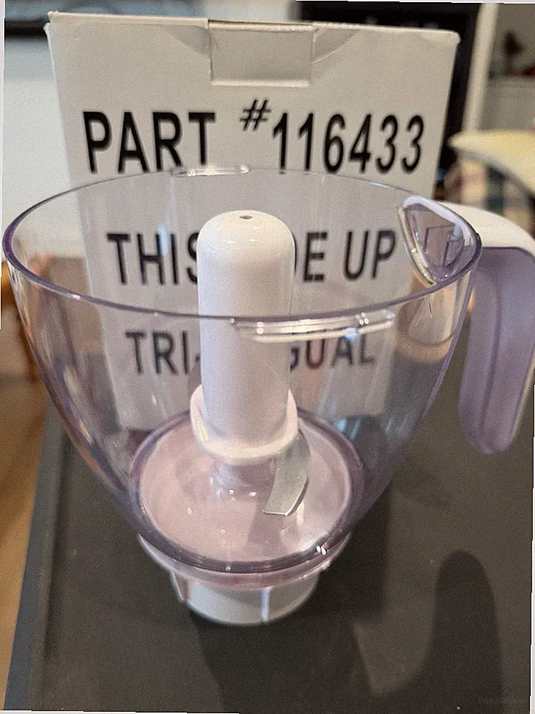 Oster Food Processor Part #116433 Pitcher, Blade NEW in Box Missing Lid