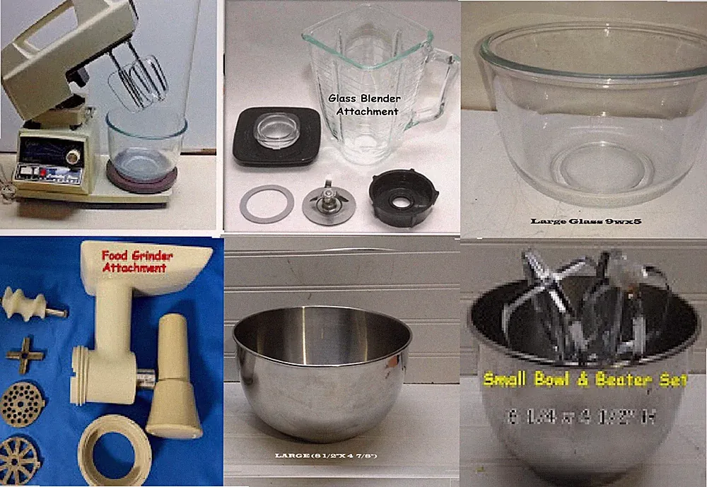 Oster Kitchen Center Regency Mixer Blender Food Processor Attachment [MENU]