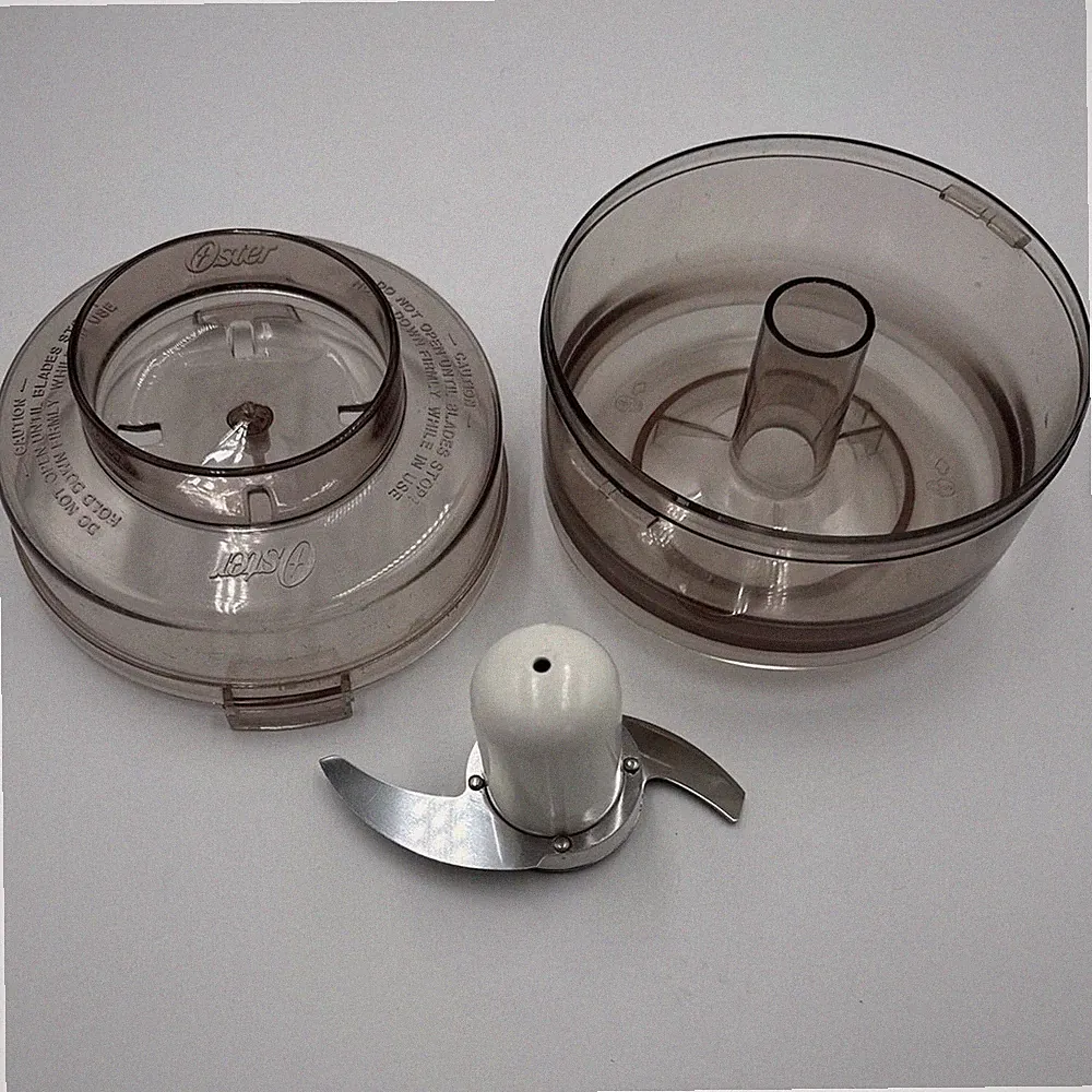 Oster Pro 1200 Food Processor Attachment 3 Cup Bowl Lid Blade Hex Drive Genuine