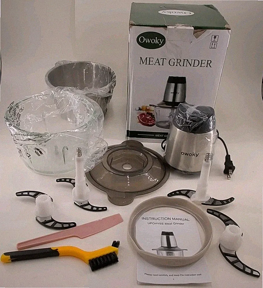 Owoky Electric Meat Grinder 500W Food Processor 2L Stainless Steel Chopper...