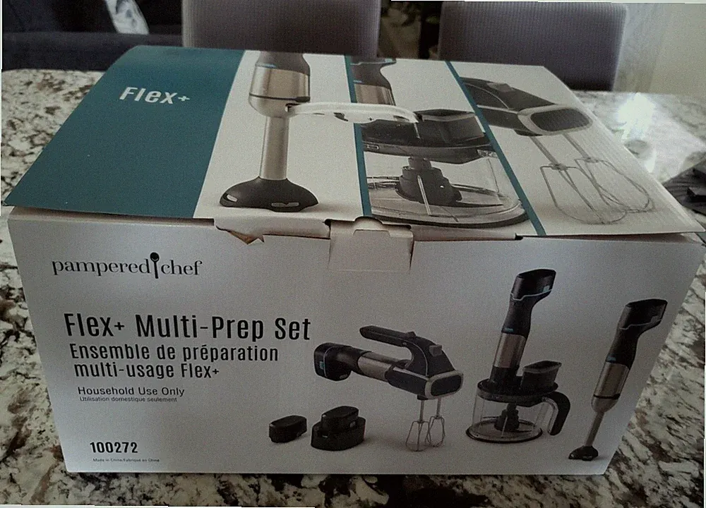 Pampered Chef Flex - Multi - Prep Set Cordless Mixer Tools - Pick up Only