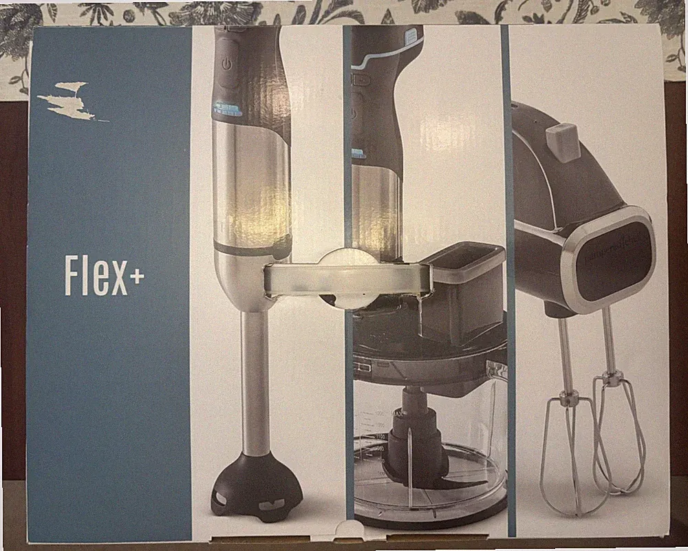 Pampered Chef FLEX+ MULTI- PREP Set - Mixer + Immersion Blender + Processor in 1
