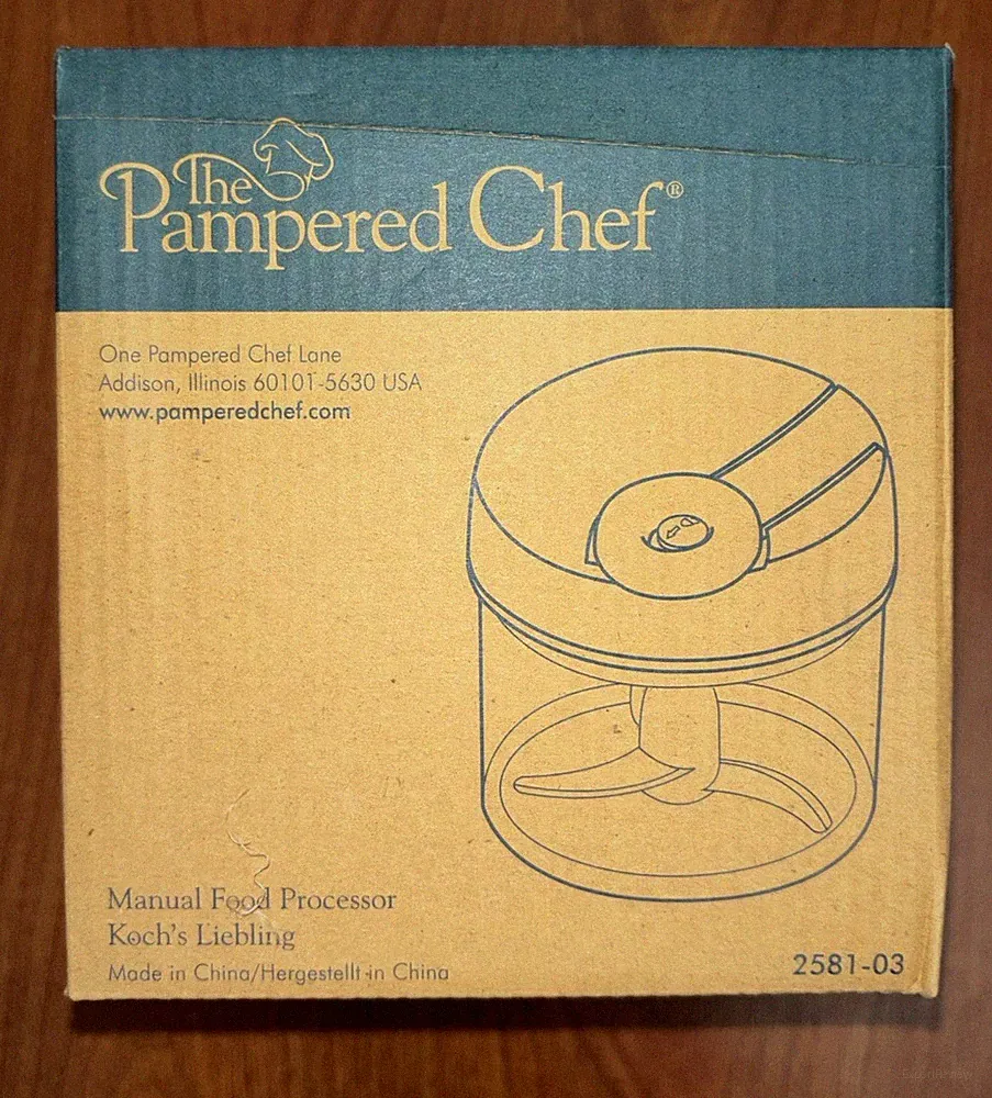 Pampered Chef Manual Food Processor #2581