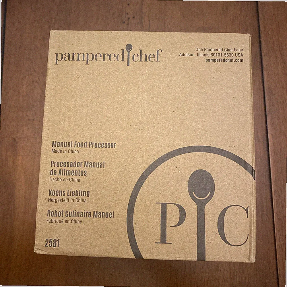 Pampered Chef Manual Food Processor 2581 NIB