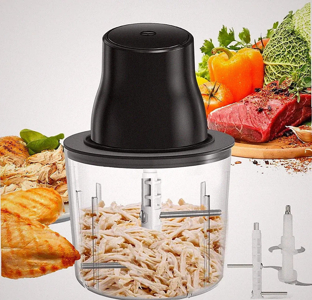 Panamalar Electric Chicken Shredder, 2 in 1 Food Processor for Meat Grinder/Chic