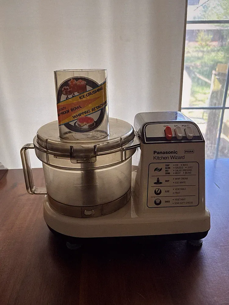 Panasonic Kitchen Wizard MK-5070 Food Processor Beige Tested And Works