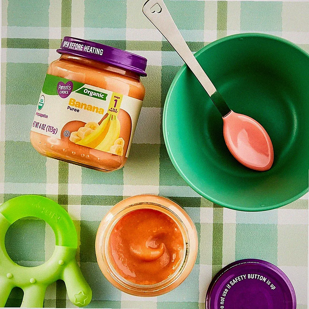 Parent's Choice Stage 1 Baby Food, Banana 4 oz Jar