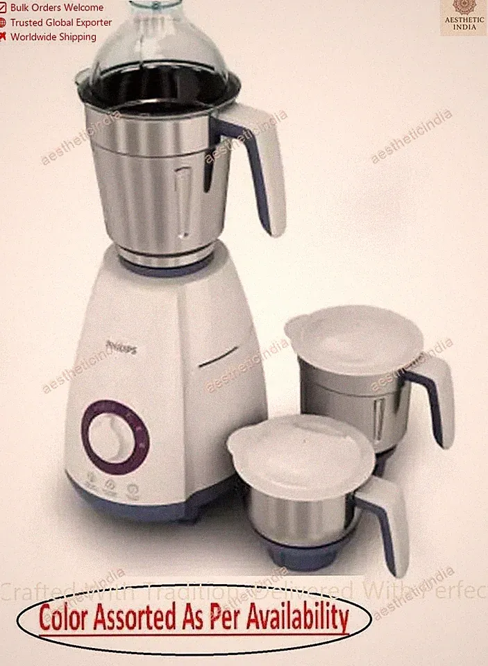 Philips 750W Mixer Grinder Large Switch Knob ABS Body & Sturdiness