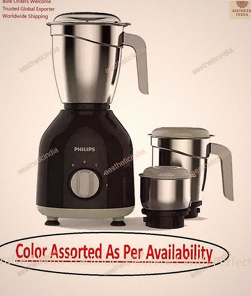 Philips Mixer Grinder 750 W Powreful Motor 3 Stainless Steel Jars Compact Design