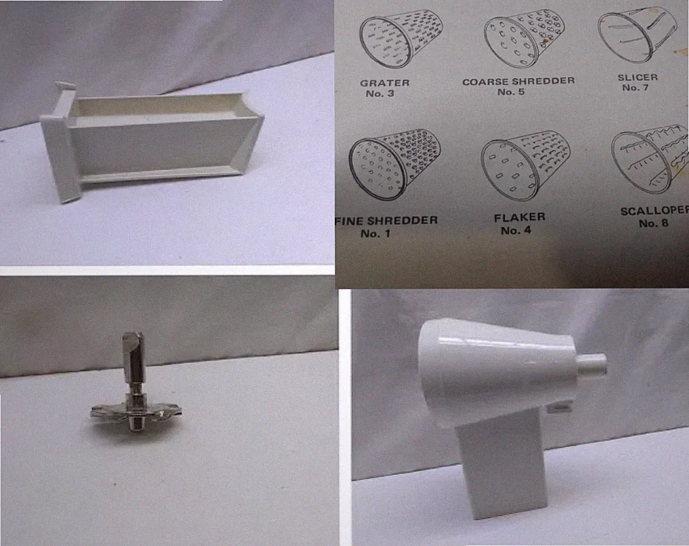 Pick Part: NuTone Built-in Food Center Salad Maker Pusher Cone Switch Attachment