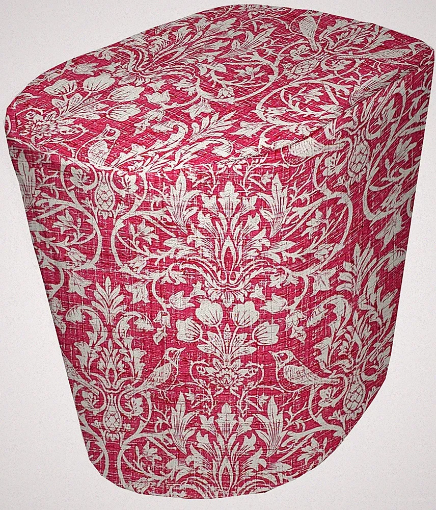 Pink Floral Damask Food Processor Cover (Sizing Chart in Item Description)