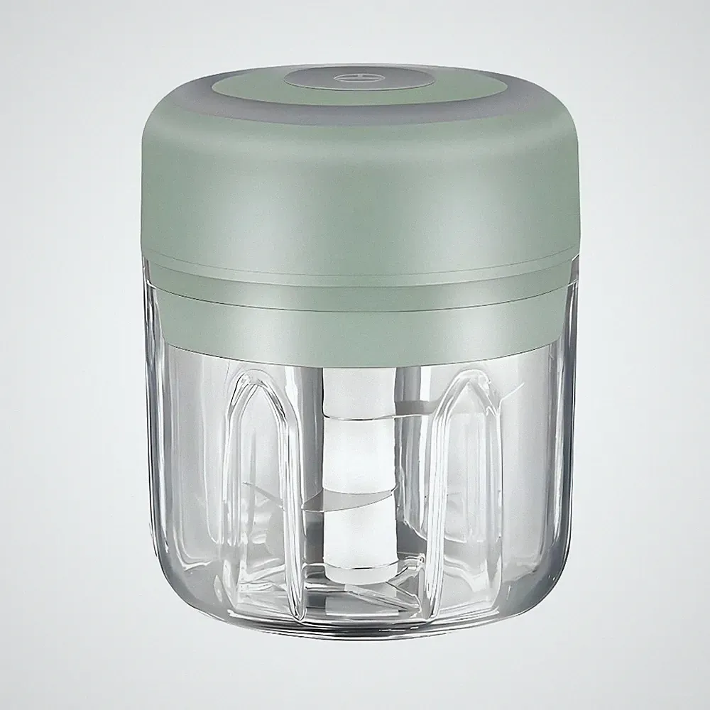 PONDI Electric Baby Food Maker & Garlic Chopper, USB 250ml, 250ml Green