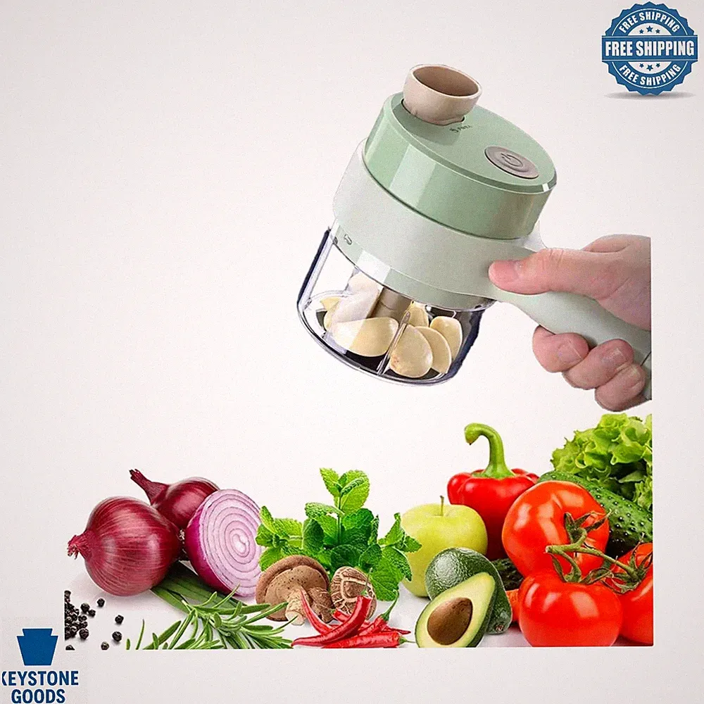 Portable Electric Food Chopper & Food Processor for Vegetables & Garlic