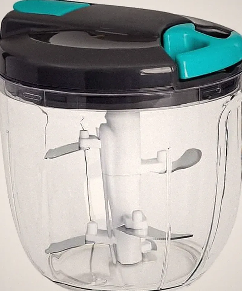 Portable Manual Food Processor Vegetable Chopper | Hand Pull String Vegetable