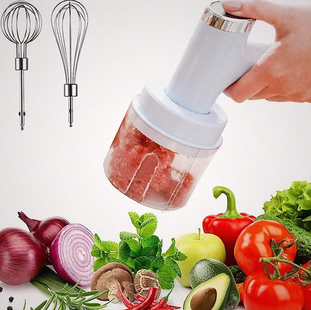 Powerful Multi-Function Electric Vegetable Chopper/Mini Food Processor/Food