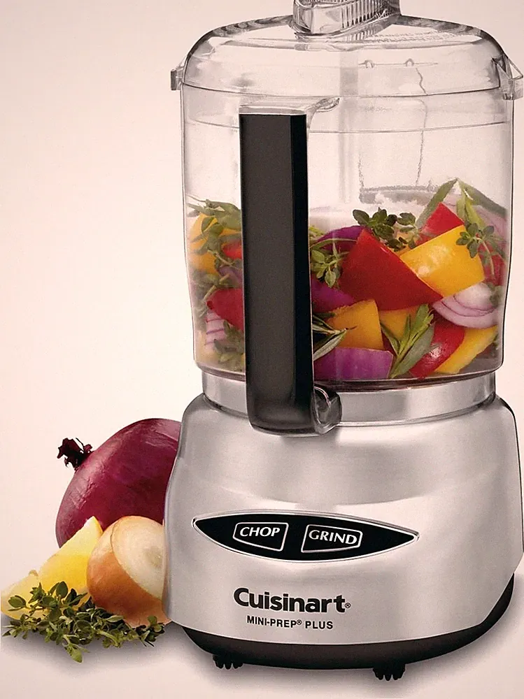 Prep Plus Food Processor, 4 Cup, Brushed Stainless (Shiny)