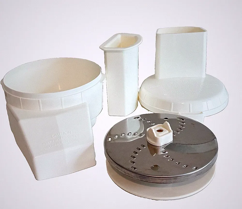 Presto Mini Max Food Processor Parts Lot Bowl Lid Slicing Disk Pusher 0290003