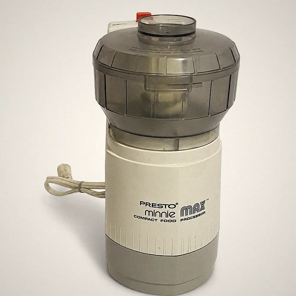 Presto Minnie Max 0290002 Compact Electric Food Processor Chopper Removable Bowl