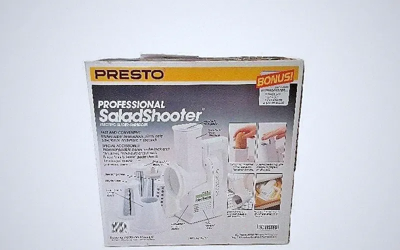 Presto Professional Salad Shooter Slicer/Shredder Model 02970 New Open Box
