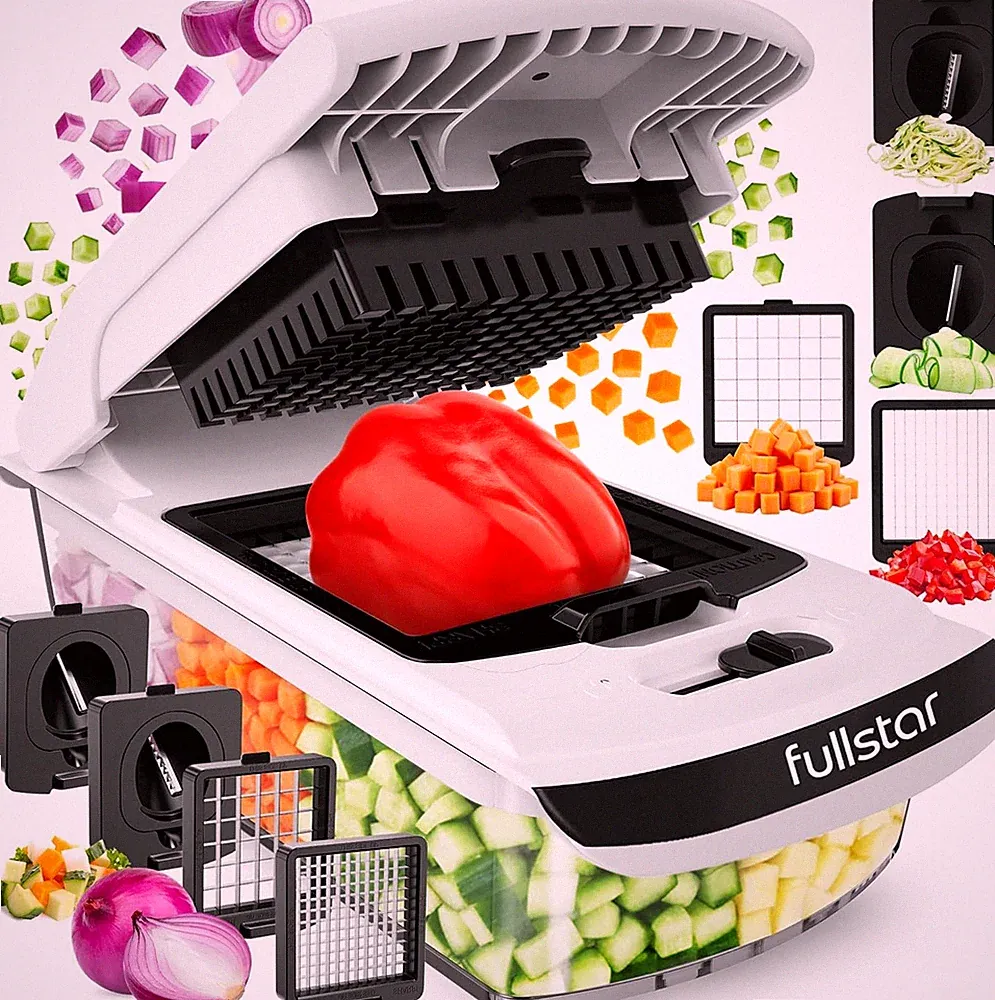 Pro Original Vegetable Chopper - Chopper and Spiralizer - Food Chopper with Cont