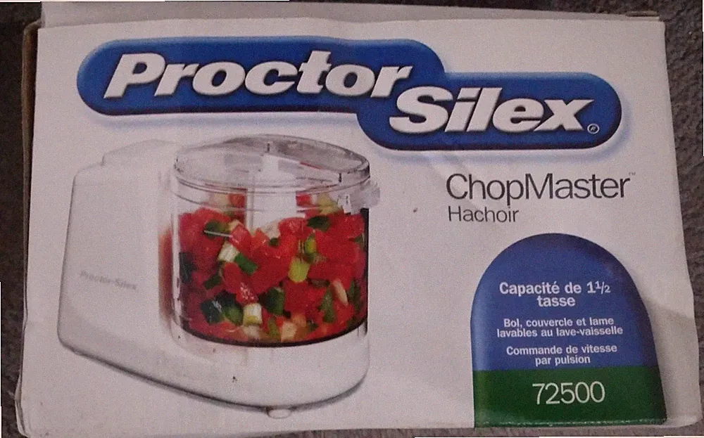 Proctor-Silex 72500 1.5 Cup Food Processor & Vegetable Chopper