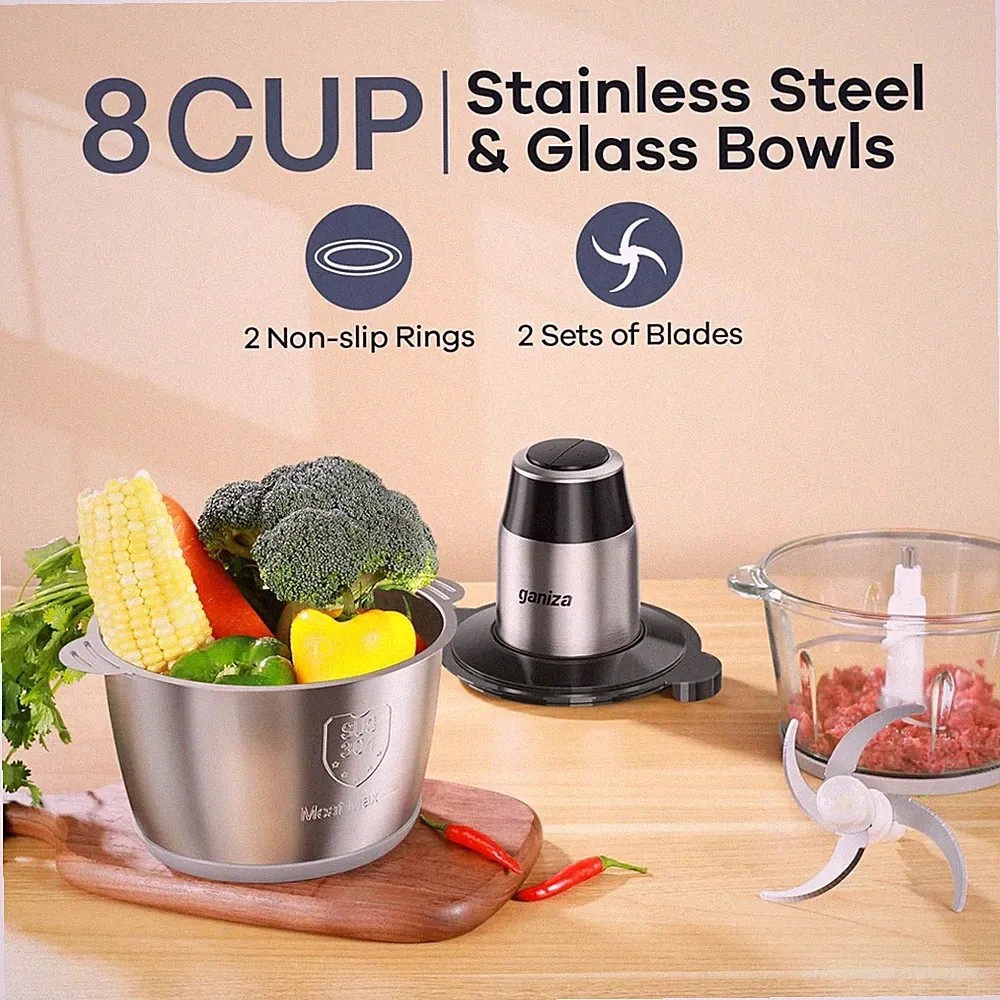 Professional Grade Food Processor - 2 Speed Control