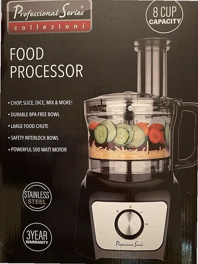 Professional Series 8-Cup Food Processor New In Box! Compare with Cuisinart!