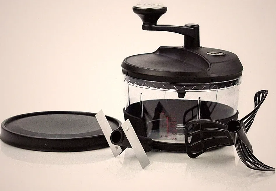 **Progressive PL8 Professional 3 Cup Manual Food Processor-Black-NEW