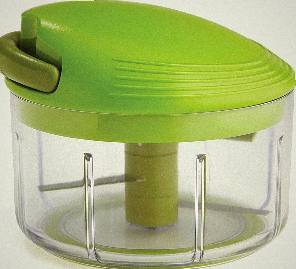 Pull Chop Chopper/Manual Food Processor with Cord Mechanism, Green, 2-Cup