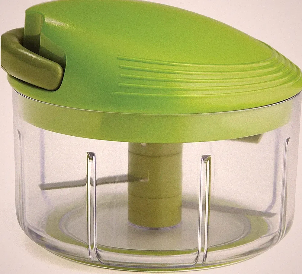 Pull Chop Chopper/Manual Food Processor with Cord Mechanism, Green, 2-Cup
