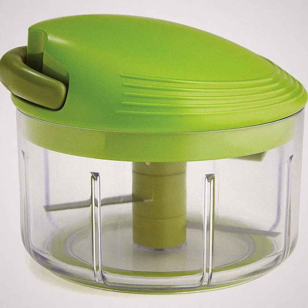 Pull Chop Food Processor - Quick Chopper with Cord Mechanism