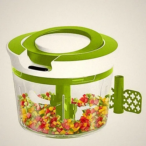 Pull String Hand Chopper Manual Food Processor To Slice Kitchen Tool 900/400ml