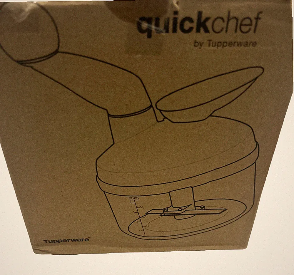Quick Chef By Tupperware Red￼ Mini Chopper