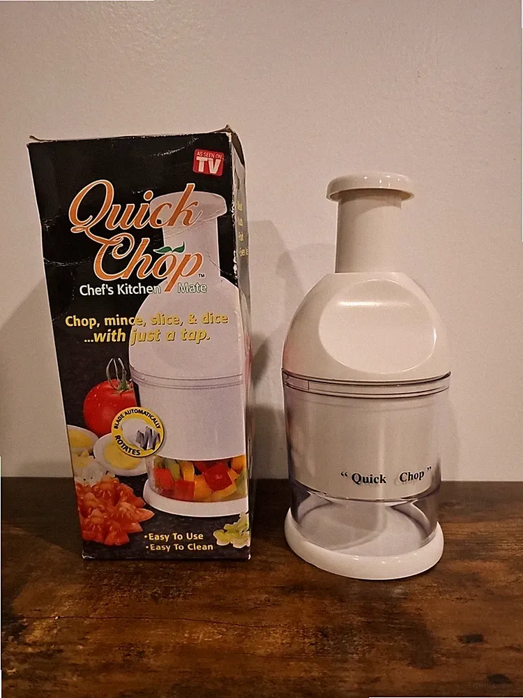 Quick Chop Chef's Kitchen Mate Chop Mince Slice & Dice Fruit/Vegetable Open Box