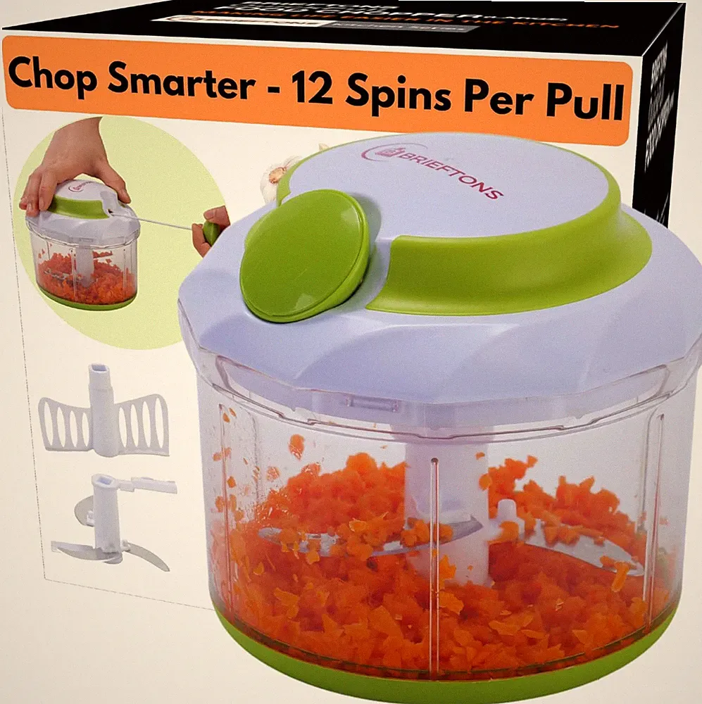 Quickpull Manual Food Chopper - 4-Cup Power for Easy Meal Prep