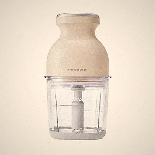 récolte Cordless Capsule Food Processor RCP-7 Cream White ~8 functions in 1~