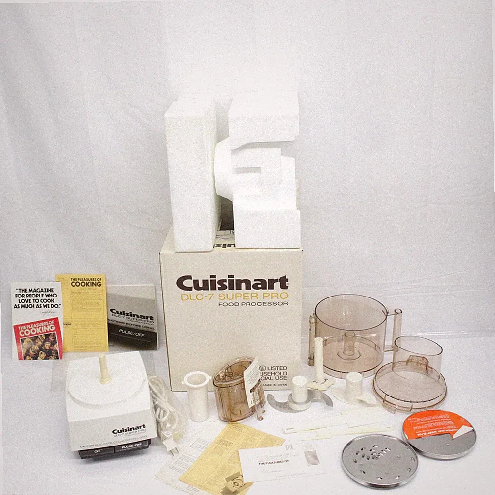 Rare Cuisinart DLC-7 SUPER PRO Food Pro Processor New Only Damaged Box