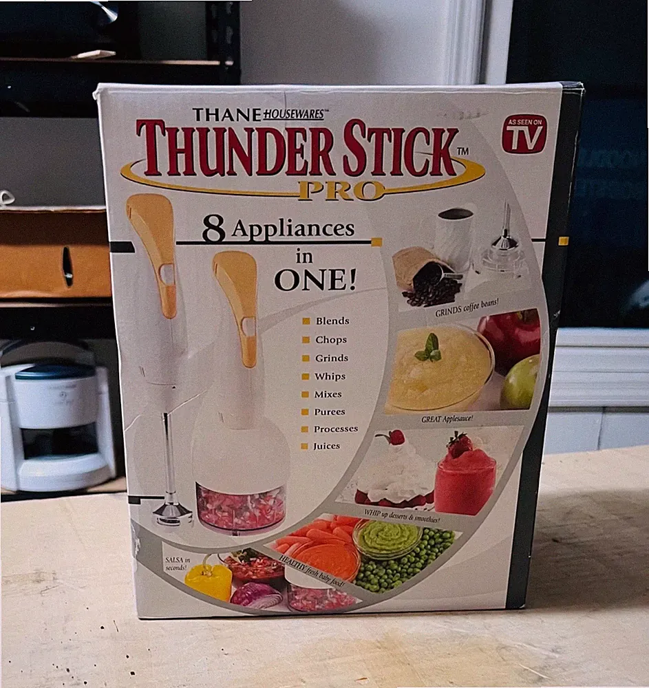 RARE Thane Thunder Stick Pro Multi Purpose Blender Food Processor NEW IN BOX