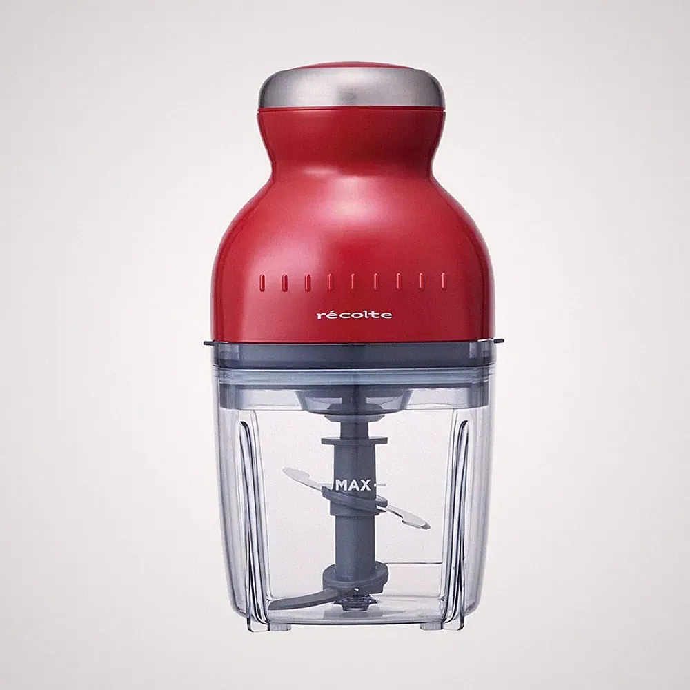 Recolte Capsule Cutter Bonne RCP-3 Carmine Red 100V Food Processor Compact