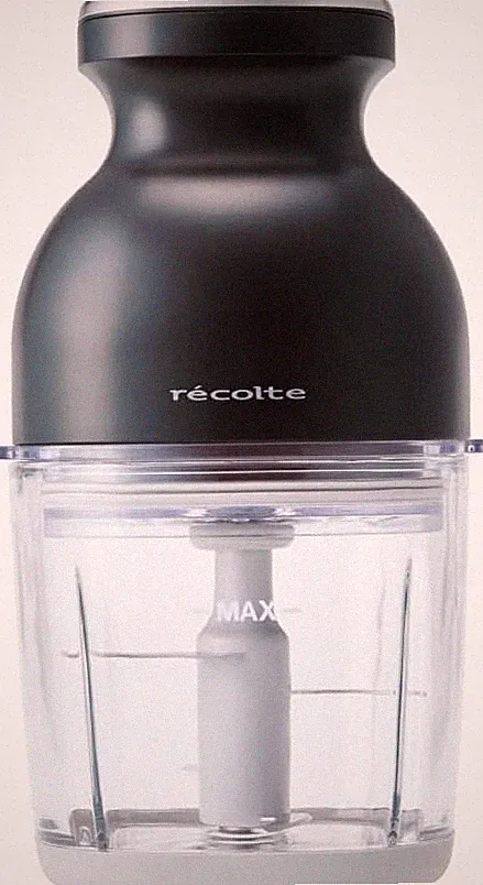 Recolte Cordless Capsule Cutter Bonne RCP-7 Black Food Processor 8-in-1 Blender