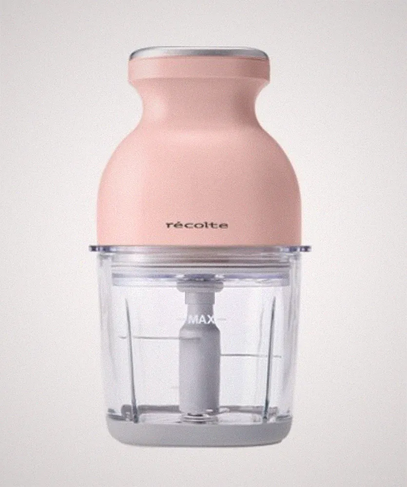 RECOLTE Cordless Capsule Cutter Bonne RCP-7 Chopper Food Processor Blender White