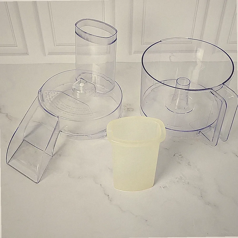 Regal Ware Model K Clear Bowl, Lid with Food Pusher Replacement Parts Genuine