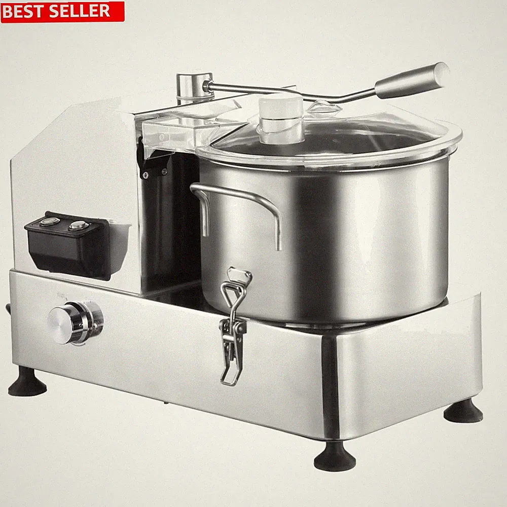Reliable 1800W Food Processor with Safety Features - Perfect for Restaurants
