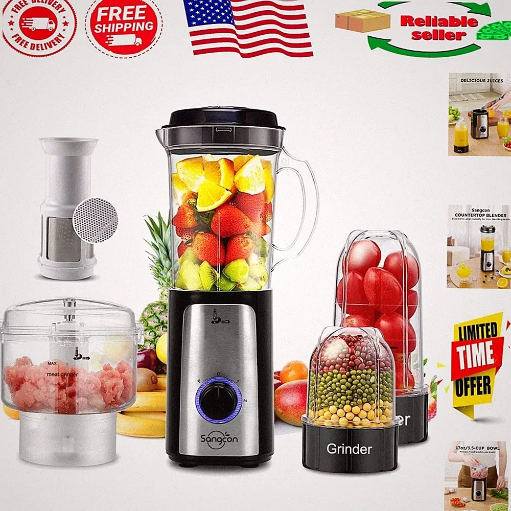 Reliable 5-in-1 Food Processor with Safety Features - Ultimate Kitchen Tool
